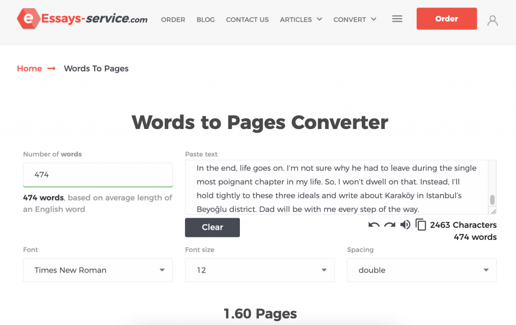 Essayservice Words to Pages Converter Review Study Llama