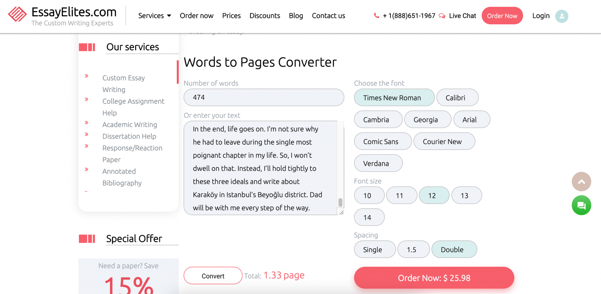 converter for pages review