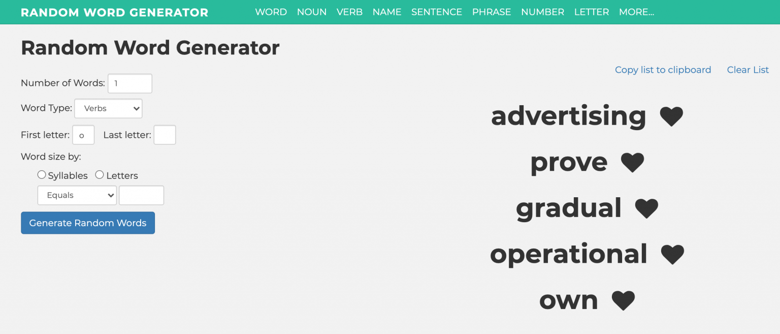 Essential Online Brainstorming Solution: RandomWordGenerator | Study Llama