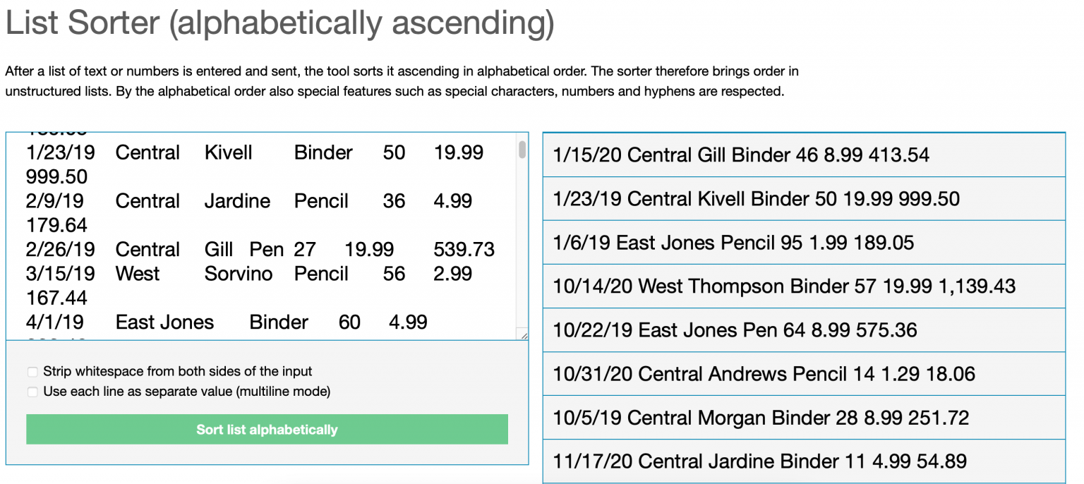 ToolPage Free List Sorter with Guaranteed Result Ultimate Review