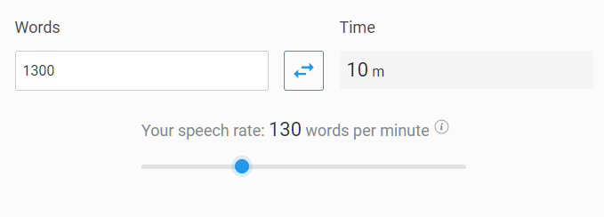 word counter per minute